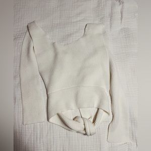 Free People Orchid Convertible top, Size Small, Ivory